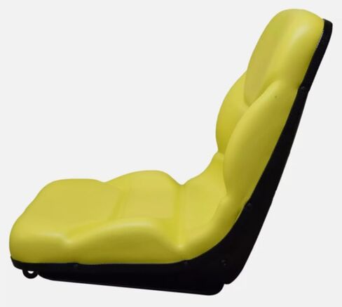 Tractor Seat with Flip-Up Bracket Compatible with John Deere Compact Tractor Models: 1070, 3005, 4005, 670, 770, 790, 870, 970, 990; Replaces JD part numbers M805158 & M803465; Yellow; 108000YE+901002 in Saudi Arabia