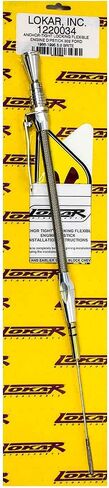 Lokar 1220034 Anchor-Tight Brite Locking Flexible Engine Dipstick for Ford 302 5.0 in Saudi Arabia