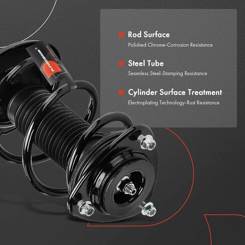 A-Premium Front Complete Strut & Coil Spring Assembly متوافقة مع Subaru Impreza 2017 2018 2019 ، مجموعة 2-PC in Kuwait