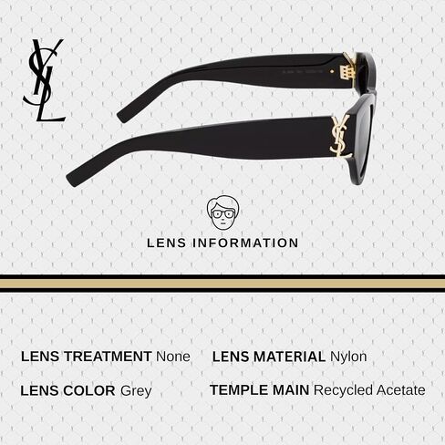 نظارة شمسية SAINT LAURENT SL M94 على شكل عين القطة + حزمة مع مجموعة النظارات الفاخرة eSHADES in Kuwait