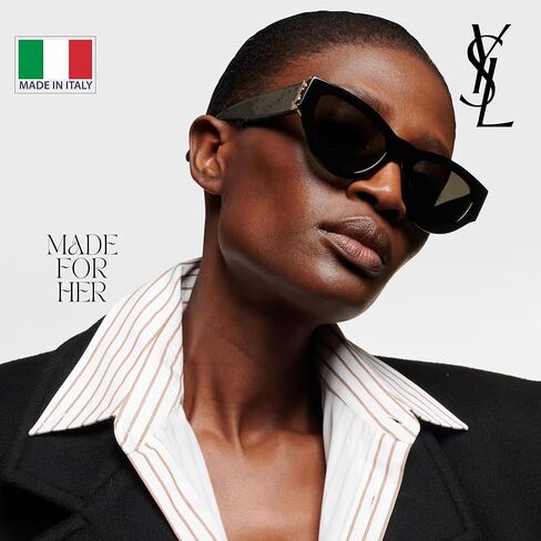 نظارة شمسية SAINT LAURENT SL M94 على شكل عين القطة + حزمة مع مجموعة النظارات الفاخرة eSHADES in Kuwait