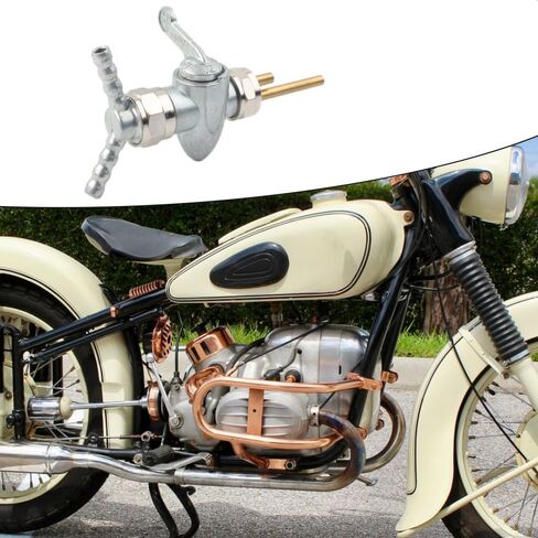 خزان وقود دراجة نارية إيقاف تشغيل صمام ، صمام تبديل خزان الوقود ، متوافق مع BMW R51/3 R67 R67/2 R67/3 R68 R69 R50 ، 1 PC in Kuwait