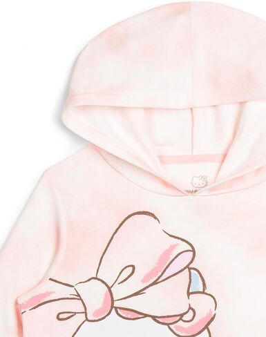 Hello Kitty Girls French Terry Pullover Crossover Hoodie Toddler to Big Kid Sizes (2T - 14-16) in Saudi Arabia