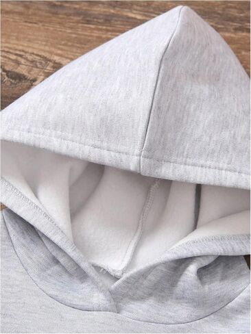 SOLY HUX Girl's Graphic Hoodie Letter Print Long Sleeve Hooded Sweatshirt Casual Pullover Tops with Pocket in Saudi Arabia