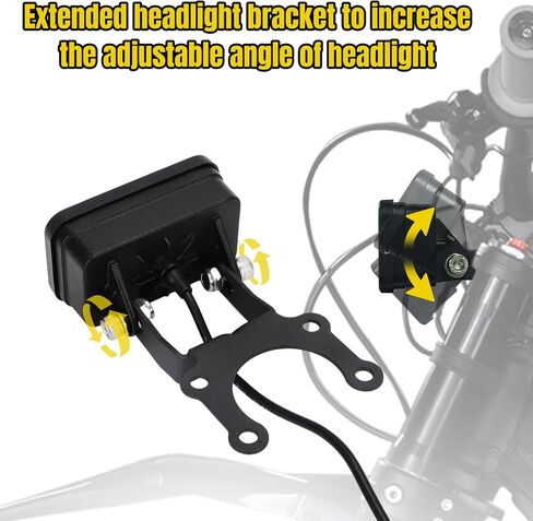 مجموعة مصباح Motoparty Motoparty لـ SUR-RRON SEGWAY X260 ، أصفر 6000-6500K SPOT/FLOD Light PODS KIT ، ملحقات الأضواء الأوساخ ، المصباح الأمامي المشرق （3 بوصة ، مع المكونات） in Saudi Arabia