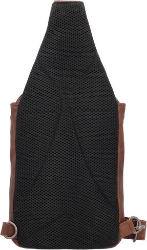 Dakota Unisex Leather Concealed Carry Sling Bag - Medium Frame Handgun - Concealment pockets with Magnetic Closure and Universal Holster Backpack (Dark Brown) - 7" L x 15" H x 2" D in Saudi Arabia
