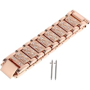 DOITOOL 1pc Rhinestone Watchband Replacement Strap for Watch Fashionable Band Connection Stylish Design for Everyday Wear for Any Outfit in Saudi Arabia