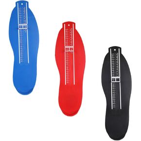 3Pcs Foot Measuring Gauge for Adults and Kids Accurate Size Measurement Tool Shoe Sizer Foot Chart for Ages in Kuwait