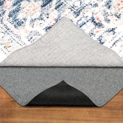 Dual Surface - 5' x 7' - 1/8" Thick - Felt + Rubber Gripper - Non-Slip Rug Pad - Adds Low-Profile Comfort and Protection, Great for High Traffic Areas -Safe for All Floors in Saudi Arabia