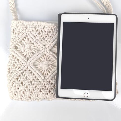 حقيبة يد بوهو كروسودي ، حقيبة كتف حبل القطن المنسوج يدويًا ، أكياس شاطئ الصيف للأكياس للنساء in Kuwait