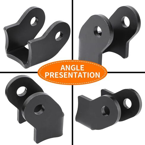 Heavy Duty Shock Bracket Kit, Thick Weld-On Shock Brackets for Off-Road Trailer Rear Axles (1 Pair) in Saudi Arabia