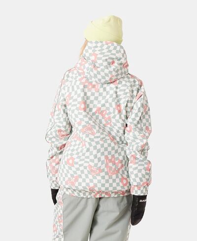 Roxy Women's High Ridge Hoodie Snowboard 10k مقاومة للماء ، سترة التزلج المعزولة in Saudi Arabia