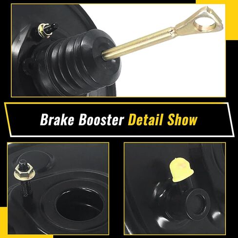 Power Brake Booster متوافق مع شيفروليه سيلفرادو 1500 2005-2006 Silverado 1500 Classic 2007 GMC Sierra 1500 05-06 Sierra 1500 Classic 07 مع رمز الفرامل JF7/JF3 in Kuwait