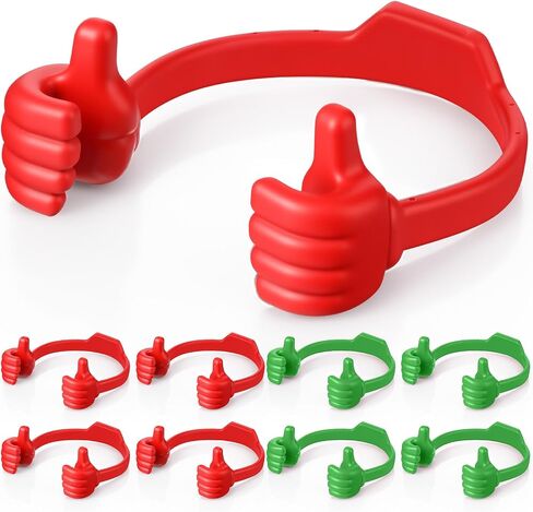 8 Pcs Thumbs up Cell Phone Stands Universal Cell Phone Holder Flexible Mobile Phones Stand Adjustable Smartphone Stand Holder Tablet Holder for Desk Offices Bedrooms Airplanes Travel (Multi Color) in Saudi Arabia