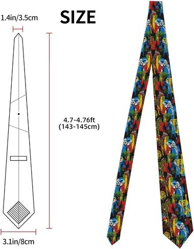Men'S Tie Funny Casual Neckties For Men Holiday Season Party Gifts in Saudi Arabia