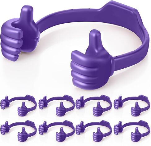8 Pcs Thumbs up Cell Phone Stands Universal Cell Phone Holder Flexible Mobile Phones Stand Adjustable Smartphone Stand Holder Tablet Holder for Desk Offices Bedrooms Airplanes Travel (Multi Color) in Saudi Arabia