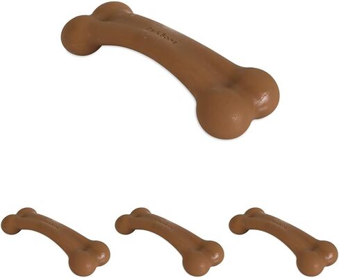 Pet Qwerks Original BarkBone - Nylon Dog Bone for Aggressive Chewers - BBQ Flavor - 6.1", Medium breed in Kuwait