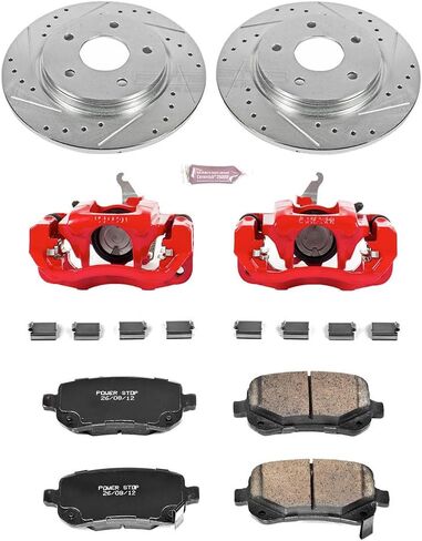 Power Stop KC4468-26 Front & Rear Z26 Street Warrior Brake Kit Mazda For Mazda Miata 2001-2005 [Model Specific] in Saudi Arabia