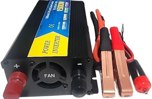 2000W Power Inverter Modified Sine Wave, 12V to 110 Volts, AC Outlets, One USB Ports (2.4 Amp) Hardwire Kit Including for Car Truck RV Outdoor, Camping, Boat, Home,Office (2000, Volts) in Saudi Arabia