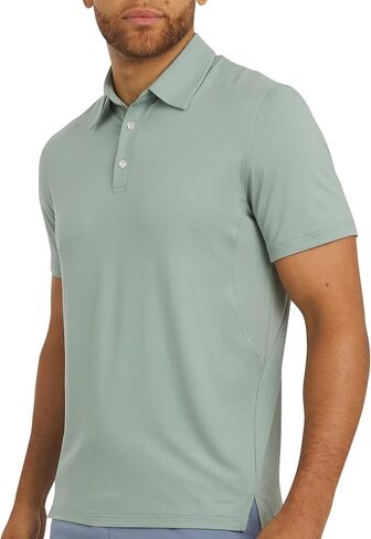 Motion Motion Men's Slim Fit Active وقميص بولو ناعم يوميًا in Kuwait
