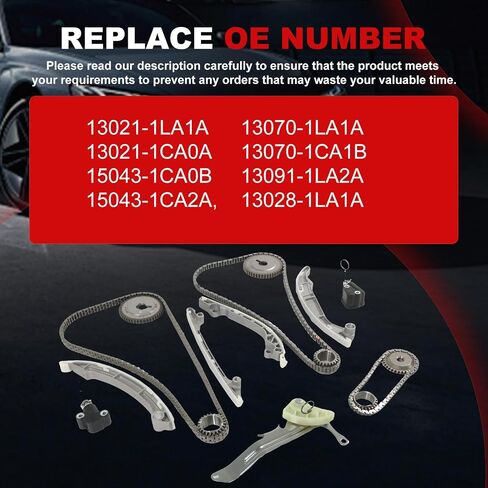 مجموعة توقيت مجموعة حشية الرأس مجموعة W/أسطوانة مجموعة ملائمة لـ Sentra 2007-2012 2.0L للعكس 07-12 in Kuwait