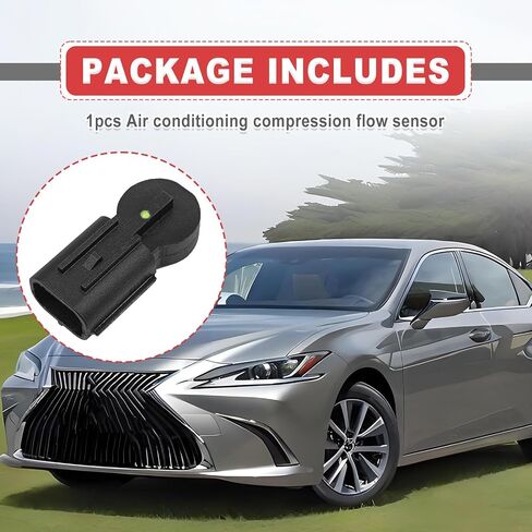 926-818 AC Compressor Flow Sensor 3 Pin Plug A C Refrigerant Sensor Replacement for Lexus ES300h ES350 GS200t GS450h RX350 RX450h Toyota Avalon Camry Highlander Sienna Scion in Saudi Arabia