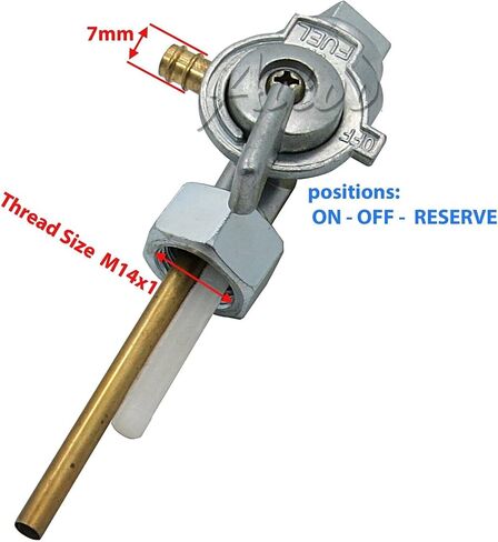 Replace Parts & Accessories ATV&UTV For Petcock Assy For Yamaha MX80 YZ80 TY80 DT100 MX100 1974-1983 Model/DRET333-501 in Saudi Arabia