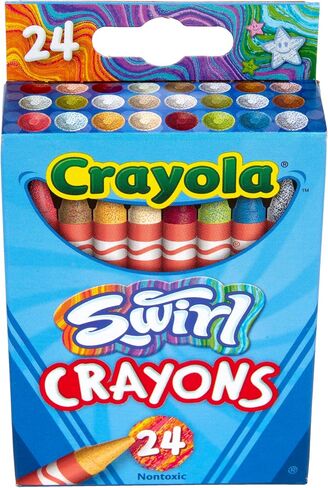Crayola 24ct SWIRL Crayons in Saudi Arabia