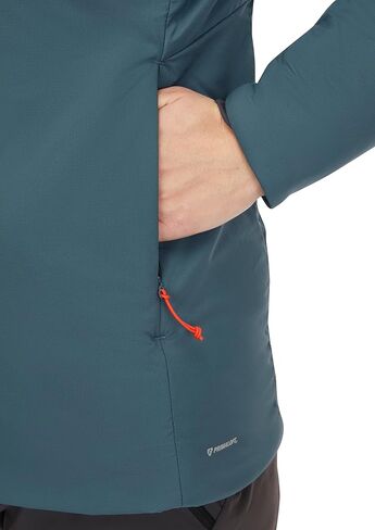 Rab Women's Xenair Alpine Light Hooded Insulated Jacket for Hiking & Mountaineering - Orion Blue - Small in Saudi Arabia
