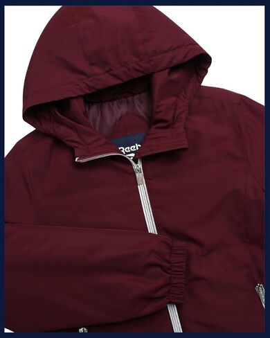 Reebok Womens Windbreaker Jacket - Lightweight Water Resistant Insulated Hooded Windbreaker Jacket Women Coat with Pockets in Saudi Arabia