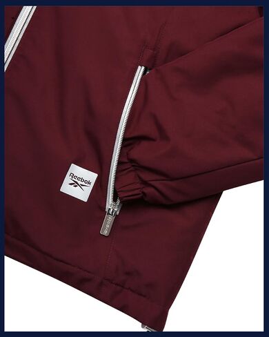 Reebok Womens Windbreaker Jacket - Lightweight Water Resistant Insulated Hooded Windbreaker Jacket Women Coat with Pockets in Saudi Arabia