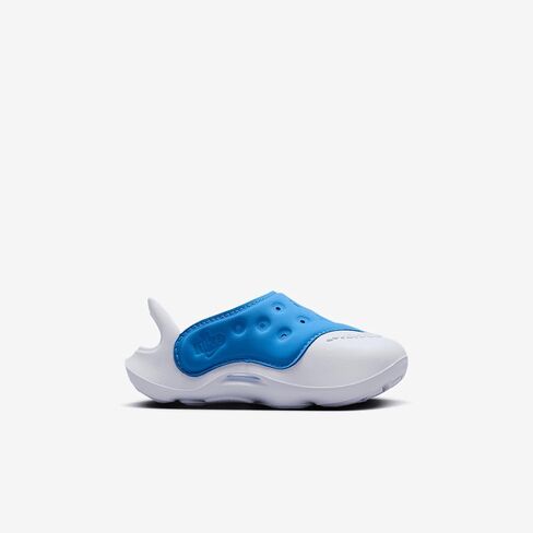 Nike Aqua Swoosh Baby/Toddler Songals (FN0875-400 ، Blue Beyond/White/Dusty Cactus) in Kuwait
