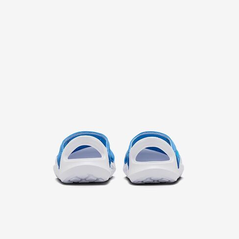 Nike Aqua Swoosh Baby/Toddler Songals (FN0875-400 ، Blue Beyond/White/Dusty Cactus) in Kuwait