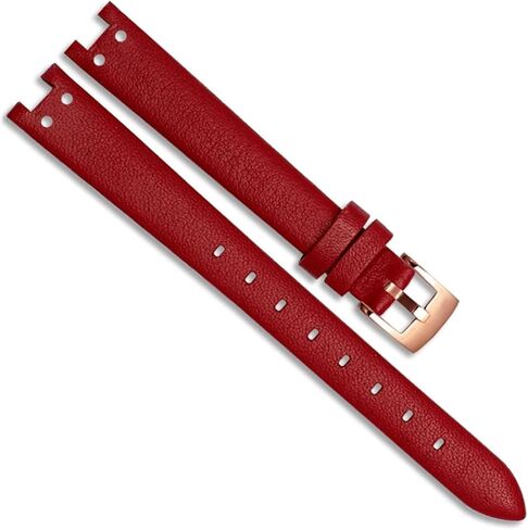 Genuine Leather Watch Strap for Anne Klein Notch AK Girl Simple Elegant Belt Small Dial Retro Band in Saudi Arabia