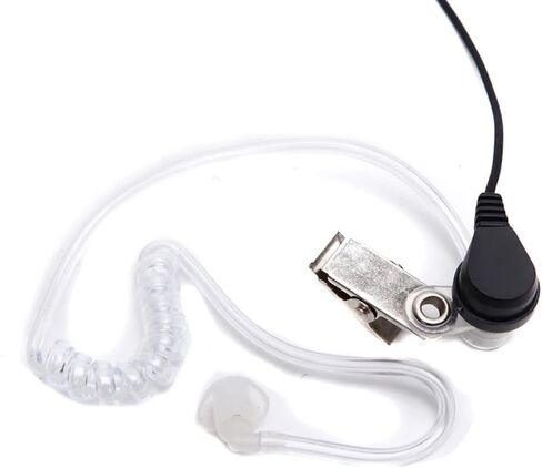 Walkie Talkie Earpiece with Mic PTT 2 Pin Covert Air Acoustic Tube Headset Surveillance Headset Compatible with Baofeng UV-5R BF-888S BF-F8HP Retevis H-777 RT21 RT22 Kenwood Radio(1PCS) in Saudi Arabia