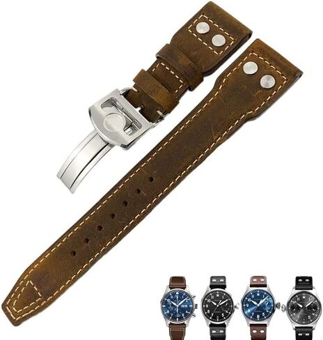 حزام ساعة جلد البقر الإيطالي لشركة Watchbands in Saudi Arabia