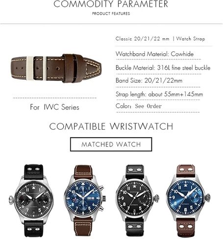 حزام ساعة جلد البقر الإيطالي لشركة Watchbands in Saudi Arabia
