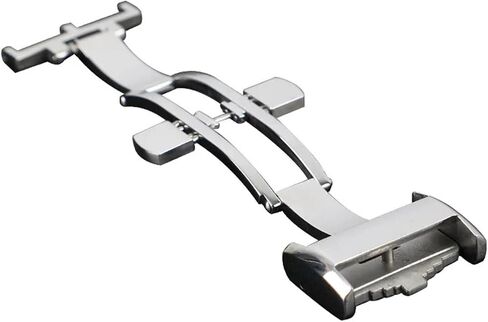 Original Authentic For Stainless Steel Watch Strap Buckle Belt Double Press Butterfly Bands in Saudi Arabia