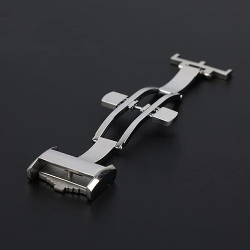 Original Authentic For Stainless Steel Watch Strap Buckle Belt Double Press Butterfly Bands in Saudi Arabia