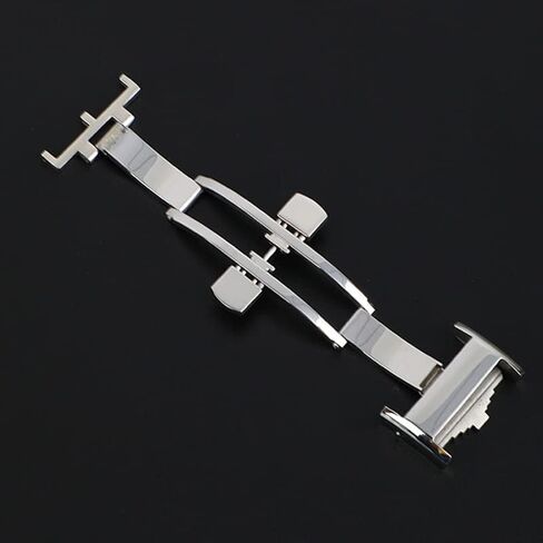 Original Authentic For Stainless Steel Watch Strap Buckle Belt Double Press Butterfly Bands in Saudi Arabia