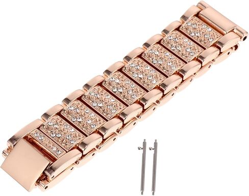 DOITOOL 1pc Rhinestone Watchband Replacement Strap for Watch Fashionable Band Connection Stylish Design for Everyday Wear for Any Outfit in Saudi Arabia