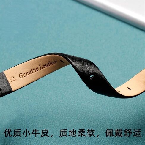 Genuine Leather for AK Girl Simple Elegant Belt Small Dial Retro Watch strap in Saudi Arabia