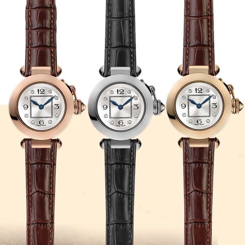 18 * 10mm 20 * 12mm جلد البقر حزام مقعر مقعر سوار أسود أسود سوار قابل للطي لـ wspa0009 watchband in Kuwait