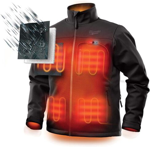 Milwaukee 202B-20XL M12 Stackshell Jacket فقط XL (أسود) in Kuwait