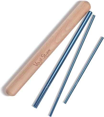 Singing Straw for Vocal Training- Professional Voice Training Tool for Healthy Voice, Sound Therapy, Better Voice Vocal Trainer - Rose Gold in Saudi Arabia
