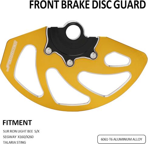 JFG RACING FRONT BRAKER DIRC FOR SRARRON SUR RON X/S TALARIA Sting MX3/R MX4 TALARIA XXX SEGWAY X260 X160 Black ، CNC-Machined in Saudi Arabia