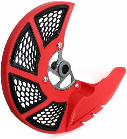 Sikuai Front Disc Disc Cover Cover W/Opcips for Honda CRF 250 450 R/X 2004 2015 2015 2017 ، Red in Kuwait