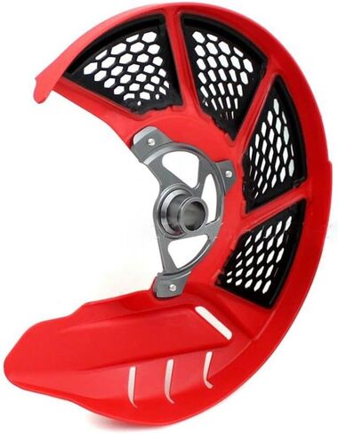 Sikuai Front Disc Disc Cover Cover W/Opcips for Honda CRF 250 450 R/X 2004 2015 2015 2017 ، Red in Kuwait