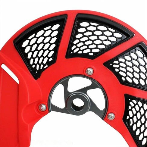 Sikuai Front Disc Disc Cover Cover W/Opcips for Honda CRF 250 450 R/X 2004 2015 2015 2017 ، Red in Kuwait