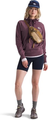 THE NORTH FACE Womens Heritage Patch Pullover Hoodie, S, Khaki Stone in Saudi Arabia